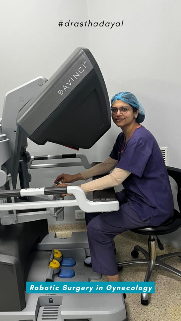 Dr. Astha Dayal for robotic gynecology surgical treatment in Gurgaon